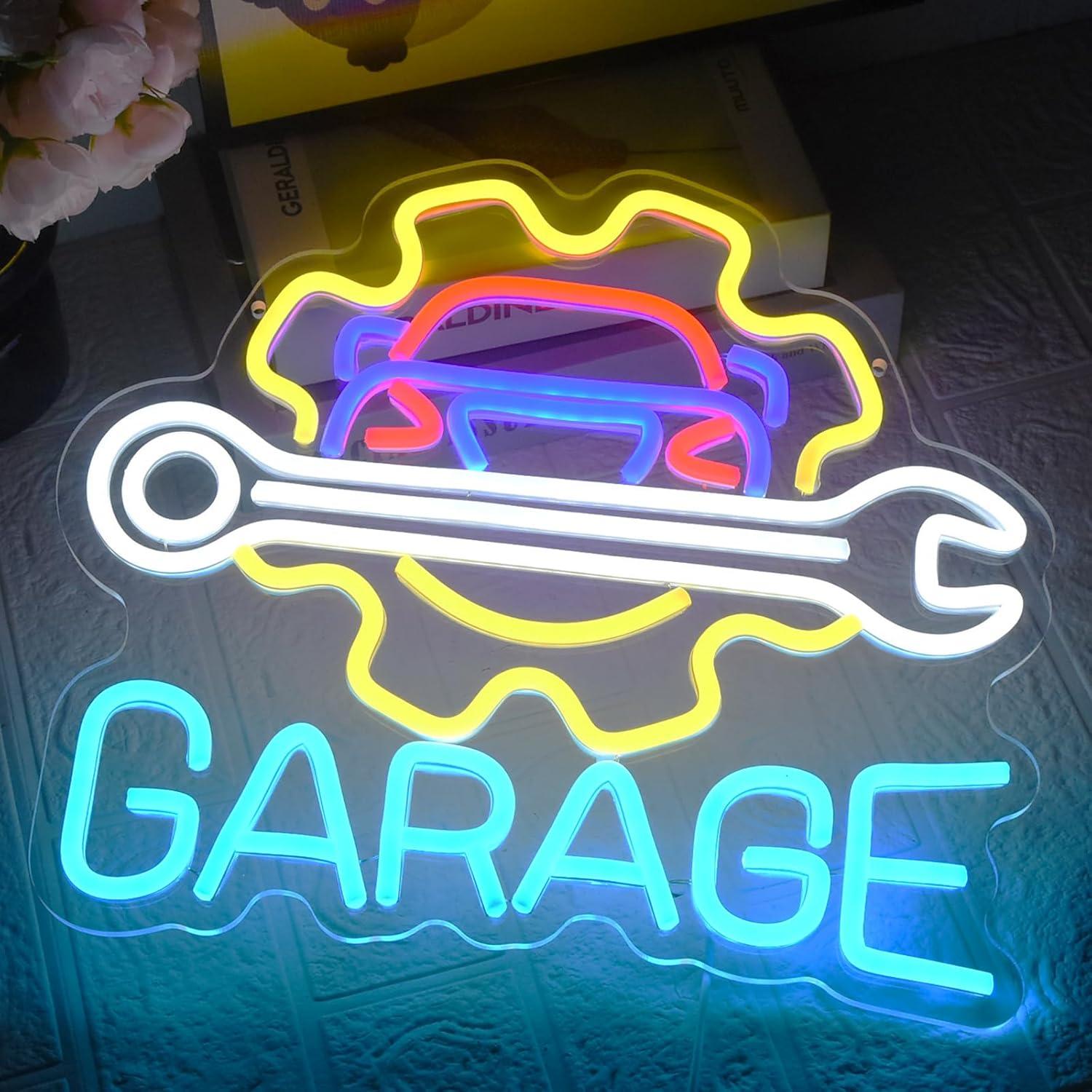 Garage Neon Sign USB Powered L - Auto Repair Shop Signs recension och pris