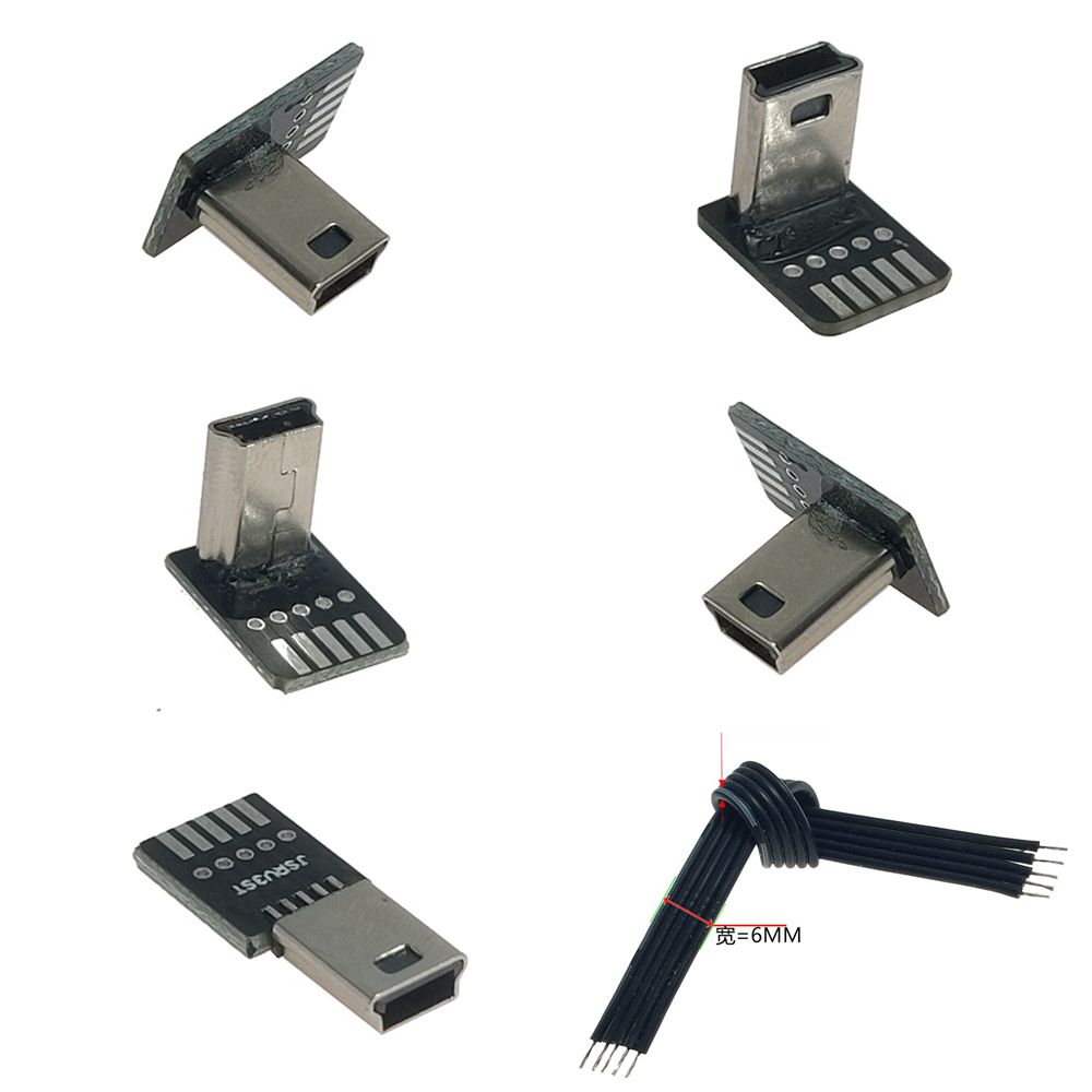 DIY 3PCS mini USB2.0 Male Plug - Transmission Jack Adapter recension och pris