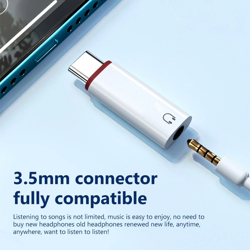 Olaf Type C to 3.5MM Earphone  - Transmission Jack Adapter recension och pris