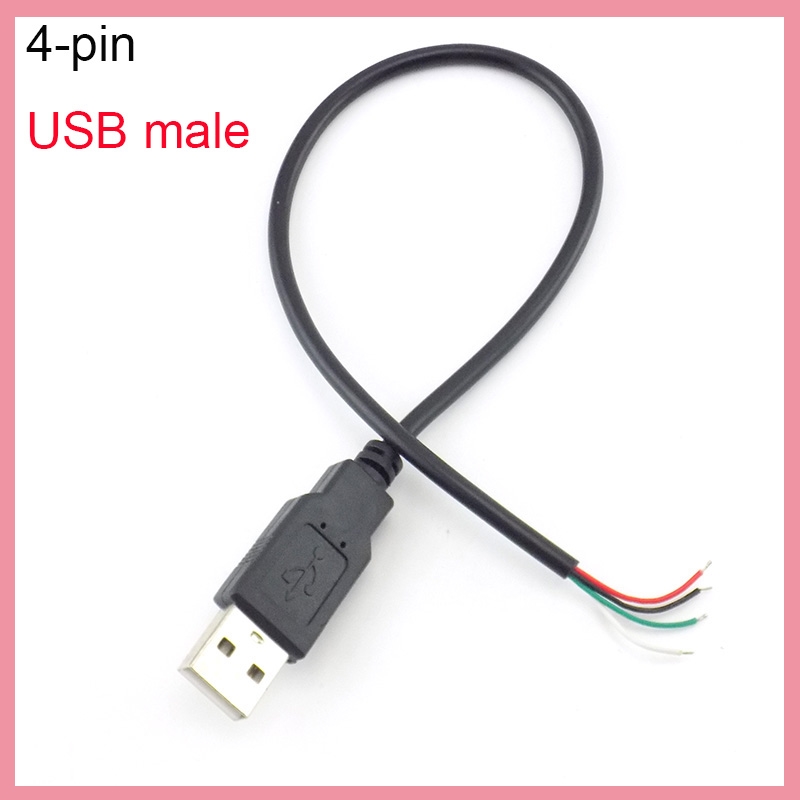 4Pins Diy USB Male Jack Connec - Transmission Jack Adapter recension och pris