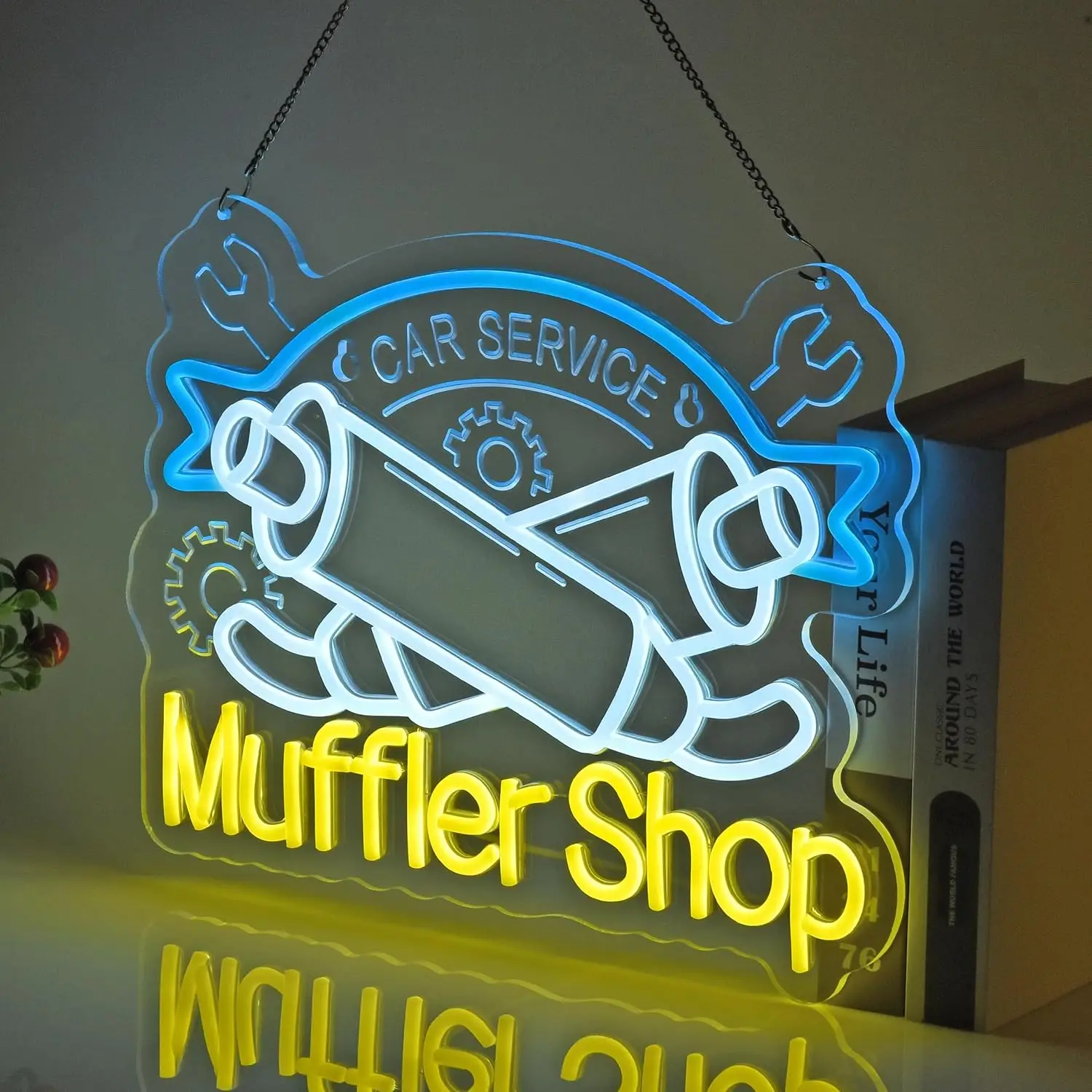 Muffler Shop Car Service Neon  - Auto Repair Shop Signs recension och pris