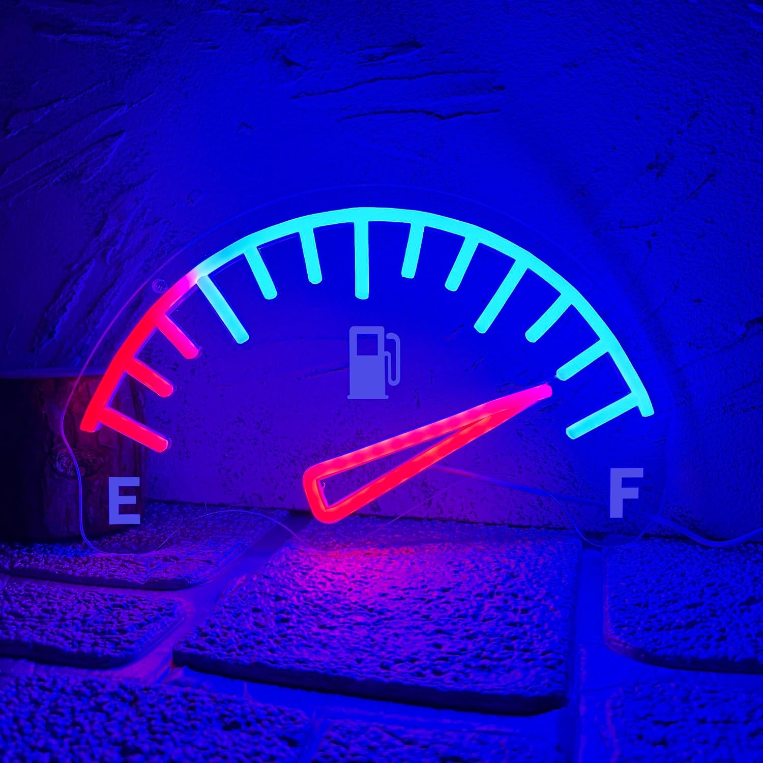 Car Fuel Gauge Meter LED Neon  - Auto Repair Shop Signs recension och pris