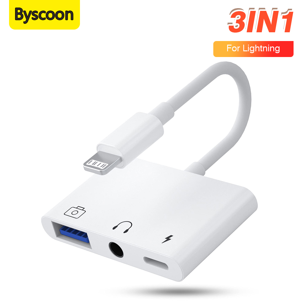 3 in 1 Lightning to USB 3.0 Ch - Transmission Jack Adapter recension och pris