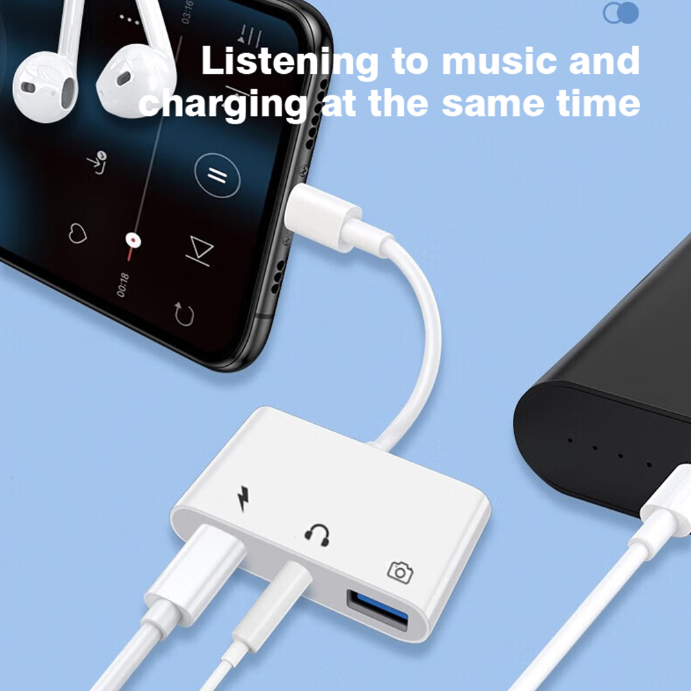 3 in 1 Lightning to USB 3.0 Ch - Transmission Jack Adapter recension och pris