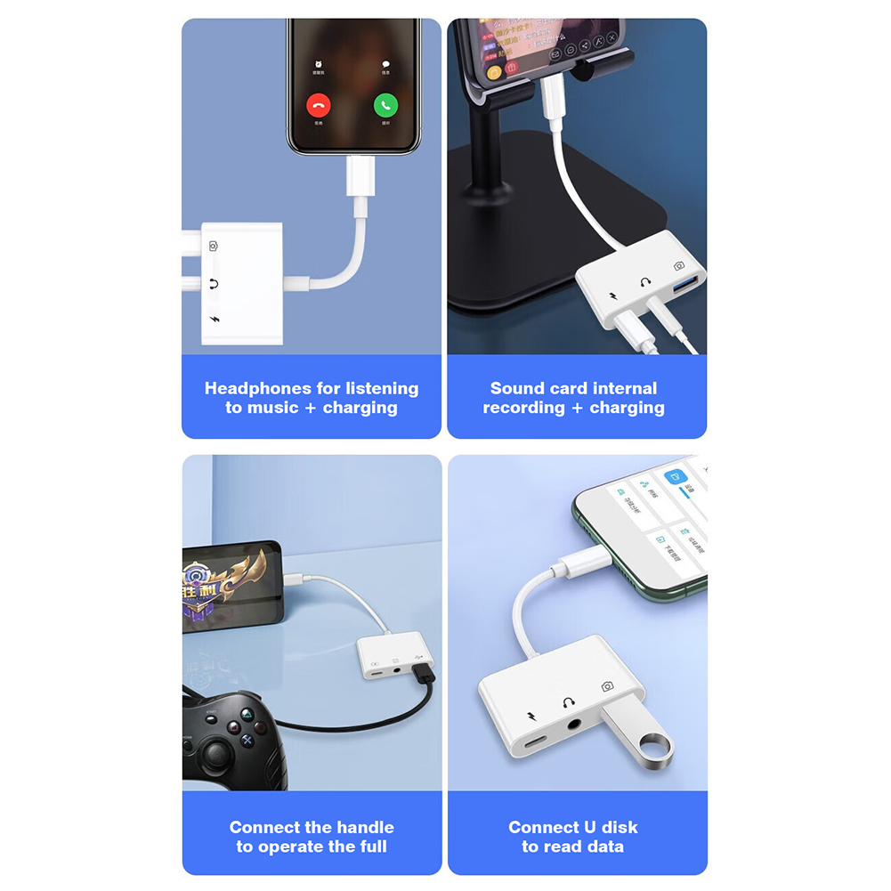 3 in 1 Lightning to USB 3.0 Ch - Transmission Jack Adapter recension och pris